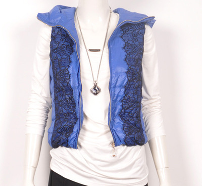 GB-1606歌蕾思正品羽絨服馬甲 短款修身時(shí)尚，麗水飛翔鳥(niǎo)制造